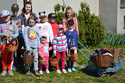 Krásné a slunečné velikonoční svátky si užily i děti v Myslívě