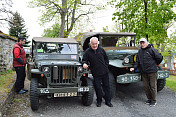 V rámci květnových oslav přijeli do Myslíva vojenské historické vozy