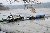 Výlov Myslívského rybníka se konal na konci měsíce října 2019